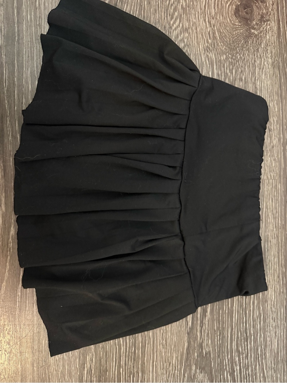 Black Pleated Mini Skirt - Women's Classic Style